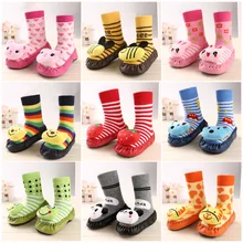 Children’s terry socks floor leather/soft bottom bell baby socks/non-slip socks/free shipping