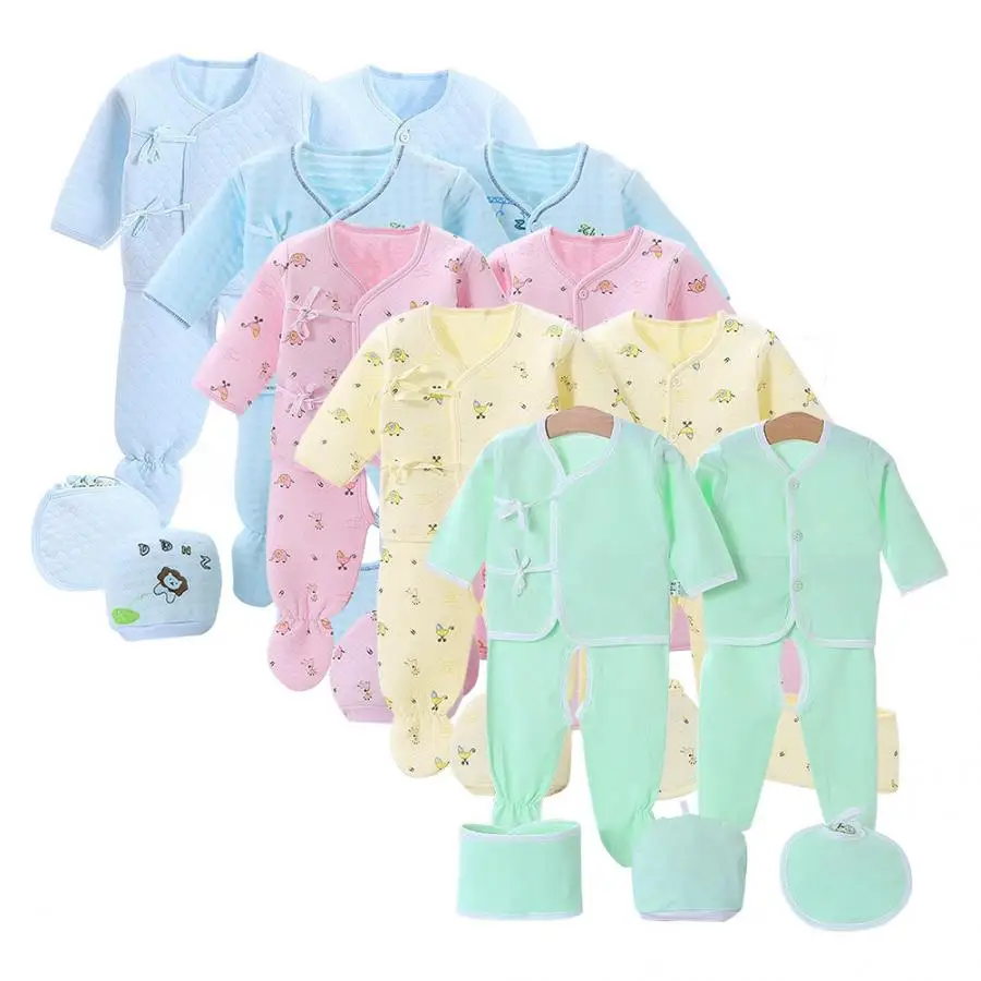 

7Pcs/set Newborn Baby Underwear Pants Infant Cotton Clothes Hat Unisex Outfit