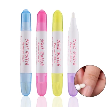 

200pcs Nail Art Pen Remove Mistakes + 3 Tips Newest Nail Polish Cleaner DHL