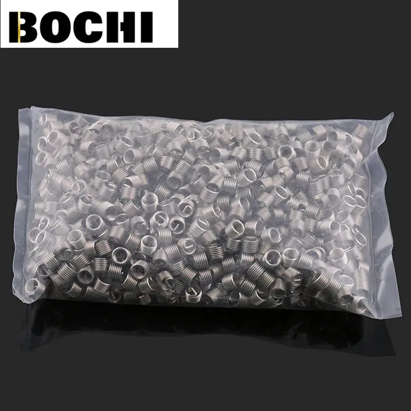 50 шт. M7/M9/M11* 1,0* 1D-3D проволочная Резьбовая вставка, M7-M11 втулка, 304 проволока из нержавеющей стали, втулка для ремонта резьбы