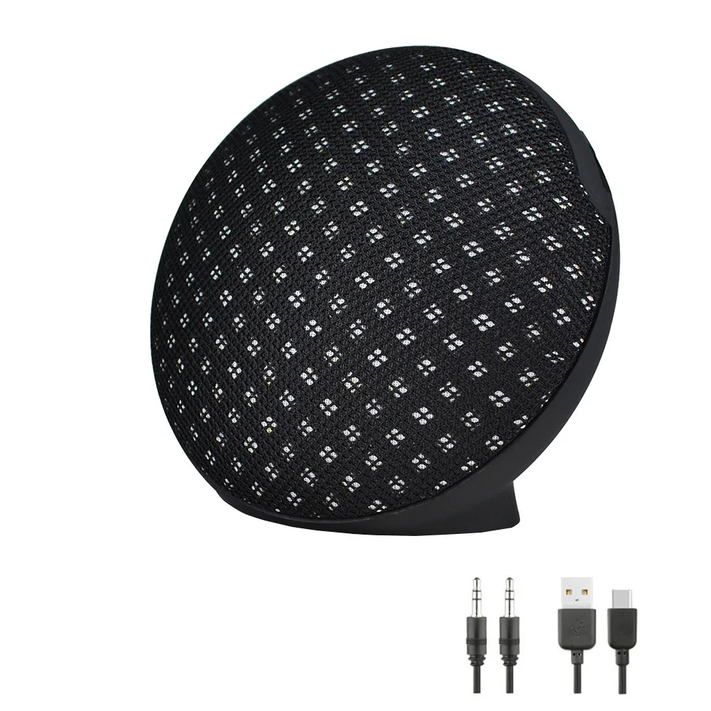 Новинка портативная Компактная настольная Bluetooth колонка FM радио TF карта и U диск