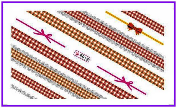 

GLITTER POWDER NAIL TATTOOS STICKER WATER DECAL NAIL ART BOW TIE KNOT LACE BLACK WHITE SMILE LINE W19-24