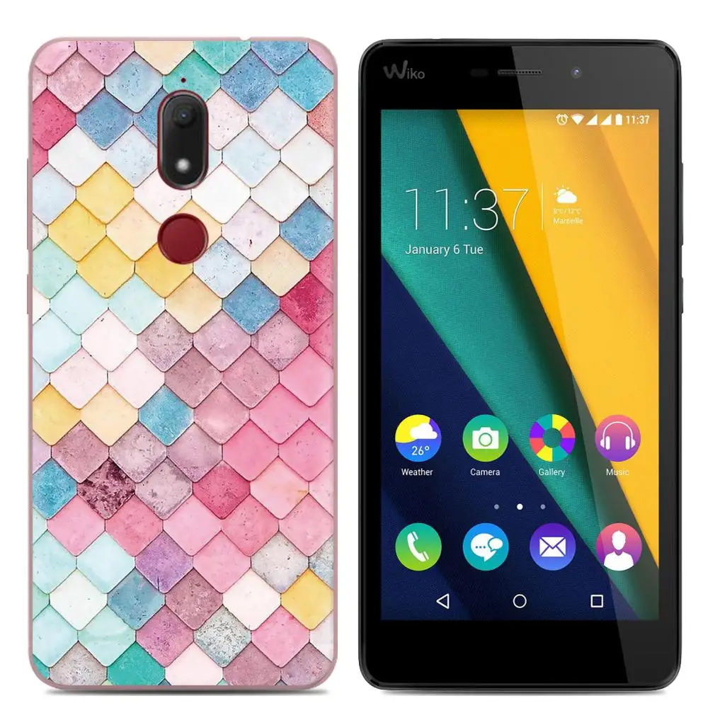 Чехол для телефона Wiko просмотр 5 7 дюймовый стильная футболка с изображением