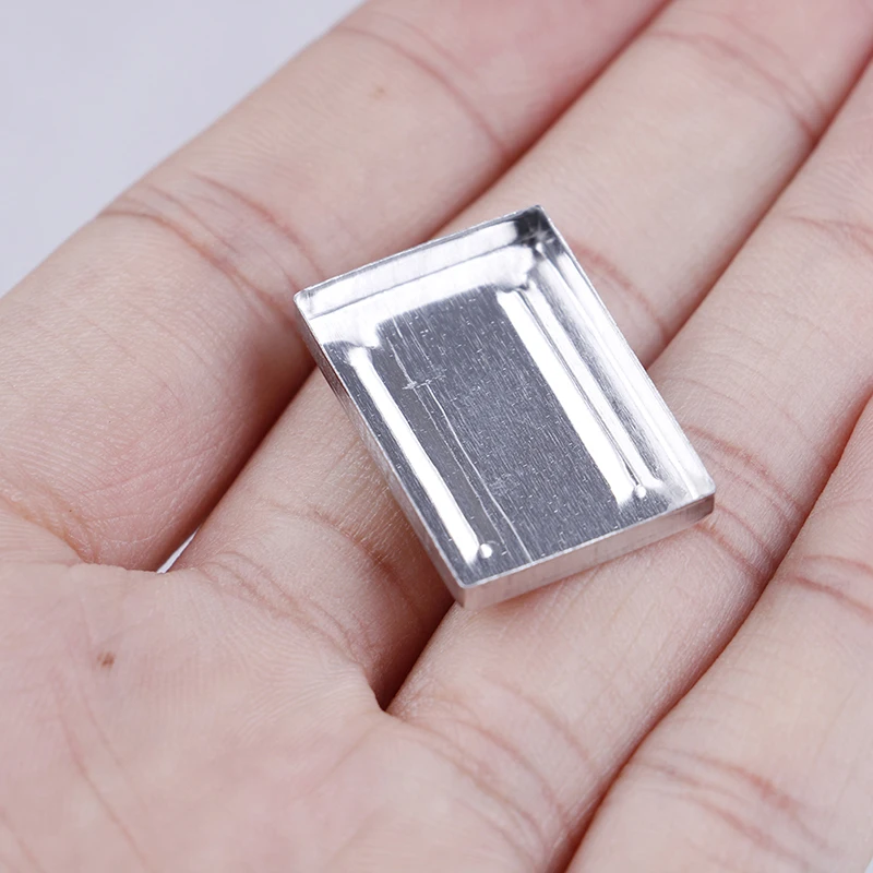 10PCS Mixed size Aluminum Square/flower Empty Eyeshadow Pans Makeup Pigment Palette Powder Storage Case DIY Cosmetic Tools 10PCS Mixed size Aluminum Square/flower Empty Eyeshadow Pans Makeup Pigment Palette Powder Storage Case DIY Cosmetic Tools