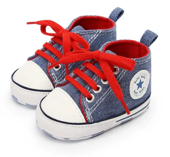 Focusnorm кеды для малышей для мальчиков и для девочек на мягкой подошве обувь для младенцев обувь тканевая Нескользящие кроссовки ходунков, на возраст от 0 до 18 месяцев - Цвет: 12102 D