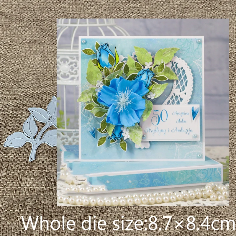 

New Design Craft Metal Cutting Die cut die leaf string decoration scrapbooking Album Paper Card Craft Embossing Die Cuts