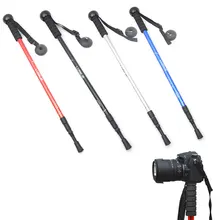 Walking Sticks Camping Hiking Ultralight Camera Stand Walking Sticks Outdoor Adjustable Telescopic Alpenstock Trekking Pole