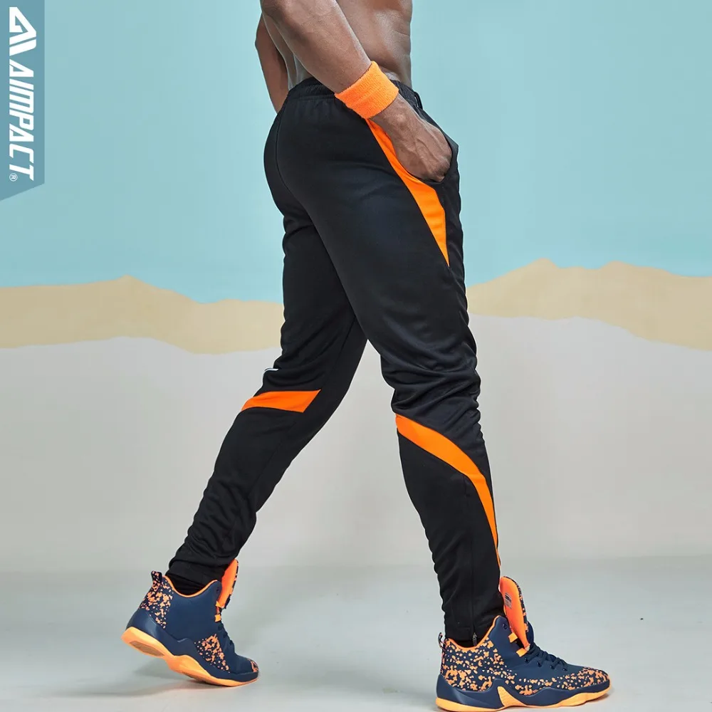 Aimpact Sporty Pants for Men Lightweight Training Jogger Bodybuilding Running Trousers Fitness Muscle Active Track Sweatpants