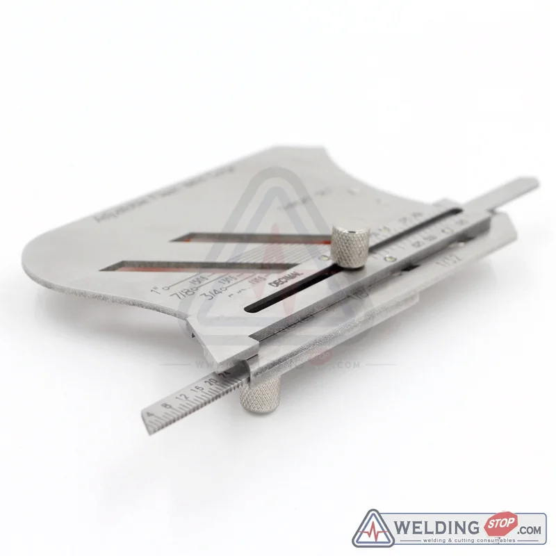 Adustable weld Fillet Gauge MG 3 standard MIG/TIG/STICK welding