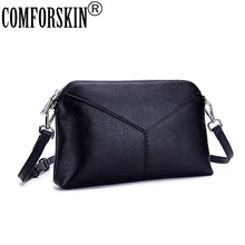 COMFORSKIN High Quality Women's Leather Clutch Bag New Arrivals Ladies Messenger Bag Genuine Leather Fashion Soft Cross-body Bag COMFORSKIN High Quality Women's Leather Clutch Bag New Arrivals Ladies Messenger Bag Genuine Leather Fashion Soft Cross-body Bag