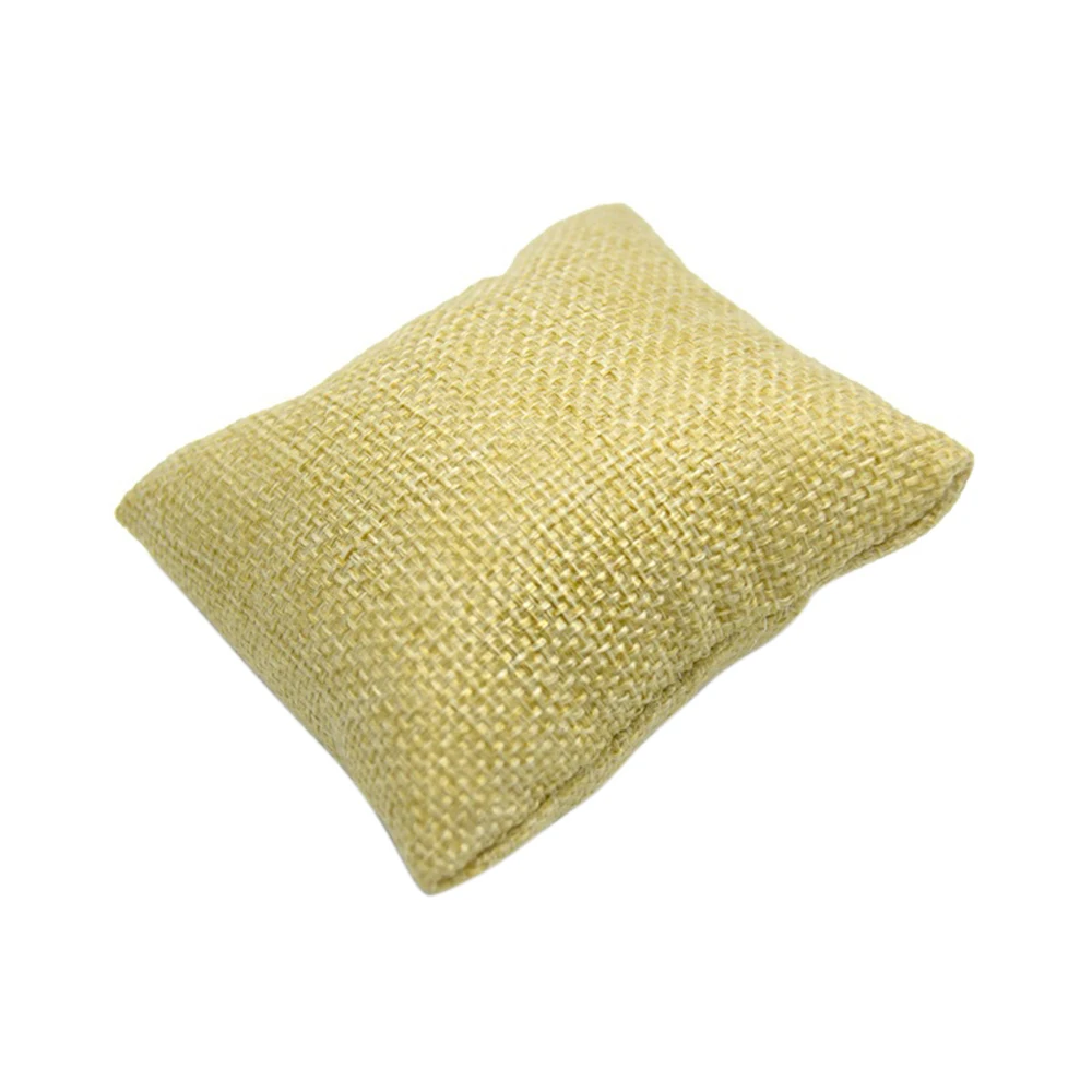 20pcs Small Linen Bracelet Watch Pillow Stand Jewelry Holder Showcase
