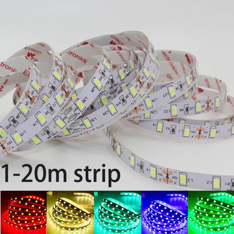 СВЕТОДИОДНАЯ лента SMD 5630 5730 DC 12V на полку кухонного шкафа светодиодная для