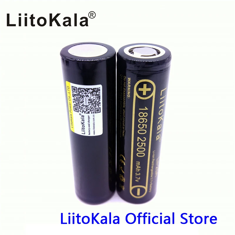 HK LiitoKala Lii-25A 18650 2500mAh батарея INR1865025R 3,6 V разрядка 20A выделенная батарея