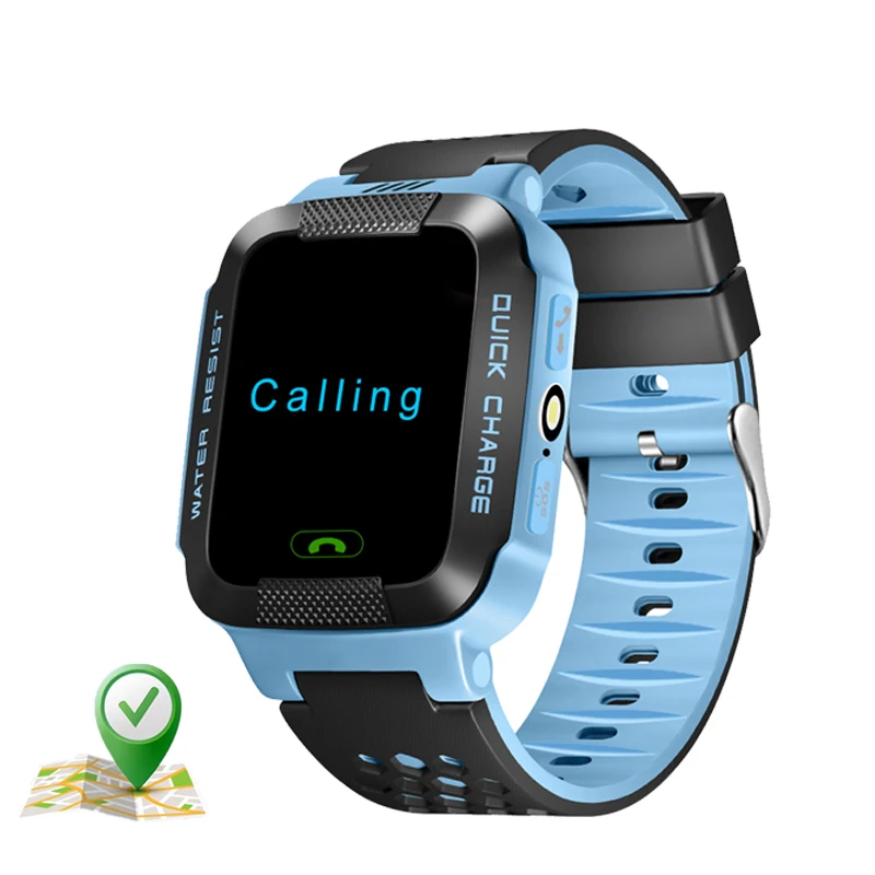  Children Bluetooth Smart Watch G21 Call SIM Card GPS SOS Wrist Phone Watches Smart Baby Watch For Samsung HUAWEI Android Gift