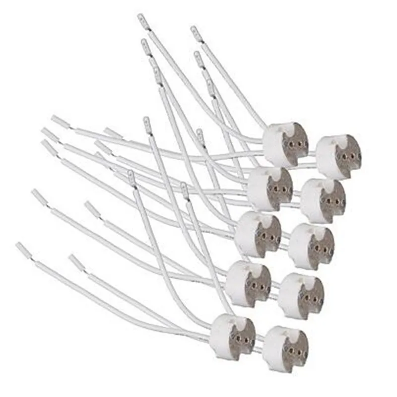10pcs G4/G9/Gu10/Mr16 Lamp Holder Ceramic Socket Base With Hight quality Silicon Cable for LED and halogen lamps Free Shipping 10pcs G4/G9/Gu10/Mr16 Lamp Holder Ceramic Socket Base With Hight quality Silicon Cable for LED and halogen lamps Free Shipping