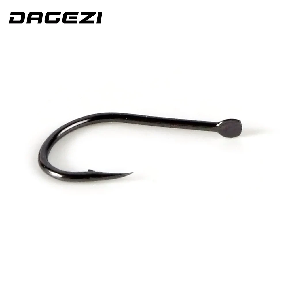 DAGEZI 500 шт./компл. 10 Размер #3 ~ 12 Высокоуглеродистая сталь для ловли карпа|carp fishing