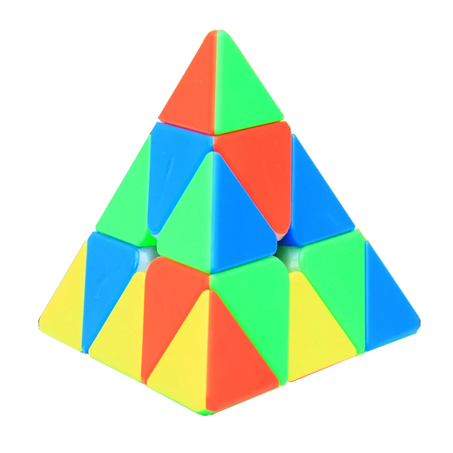 Головоломка "Пирамида Рубика" Tetrahedron Magic Cube 3x3 Красочные обучения головоломка с быстрым кубом игрушка для детей подарок Cubo Magico без Стикеры