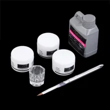 2017 Top Quality Portable Nail Art Tool Kit Set Crystal Powder Acrylic Liquid Dap pen Dish Hot Selling
