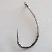 100 шт не-Барб рыболовные Крючки черные отделка классический барберс крючок для ловли карпа