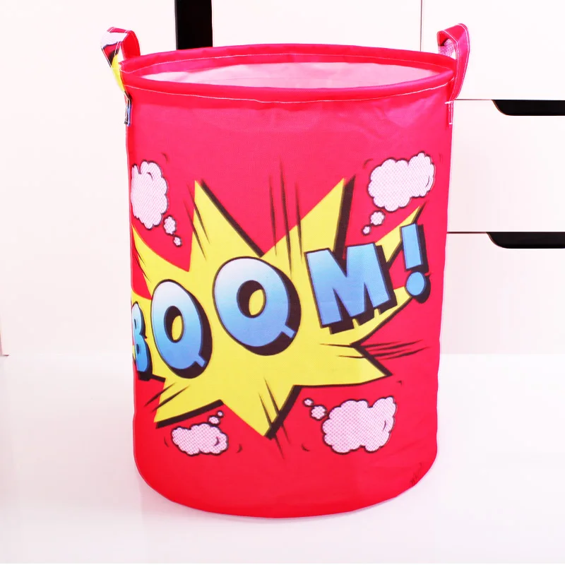 SDARISB 35*45cm Waterproof Storage Basket Bag Toy Dirty Laundry Basket Bag Clothes Toys Storage Box Sundries Fabric Folding - Цвет: 8