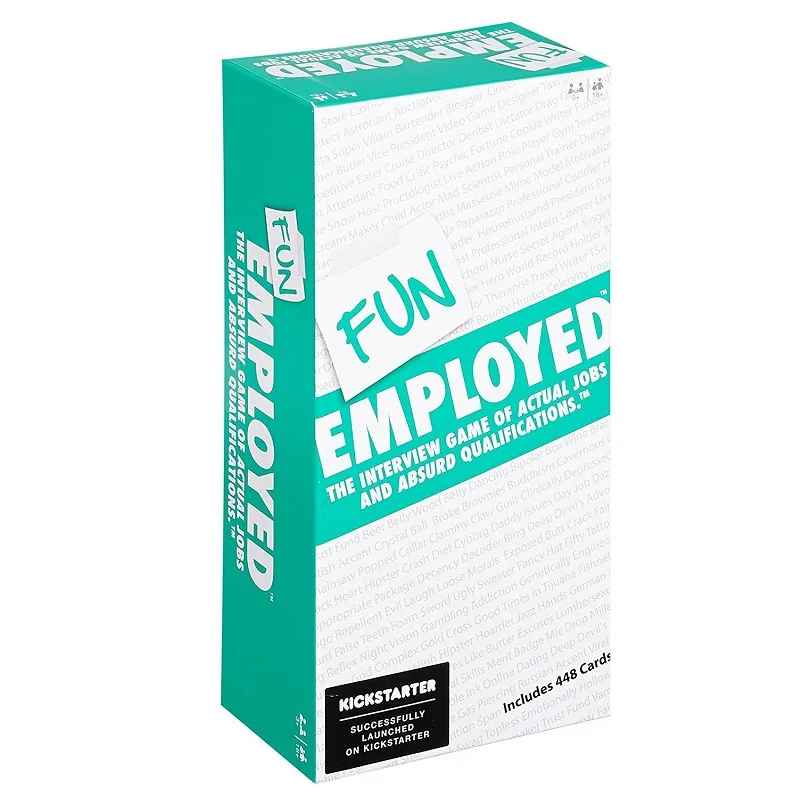 

NEW FUN EMPLOYED INTERVIEW CARD GAME OF ACTUAL ABSURD JOBS ADULT GAME NIGHT