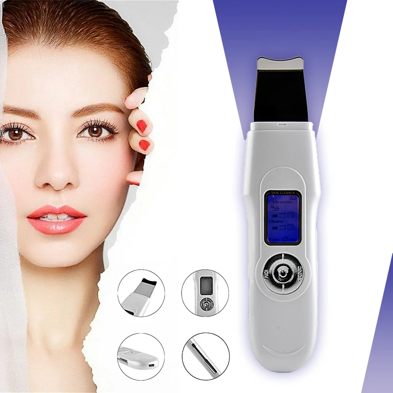 

Blackhead Removal Device Peeling Shovel Exfoliator Pore Skin Clean Deeply Ultrasonic Face Skin Cleaner Device