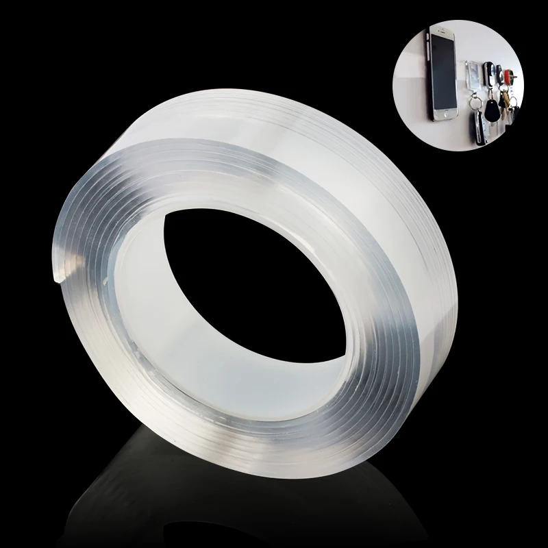 

Multifunctional Double-Sided Adhesive Nano Tape No Trace Acrylic Magic Washable Removable Tapes Home Anti-slip Fixed Adhesive