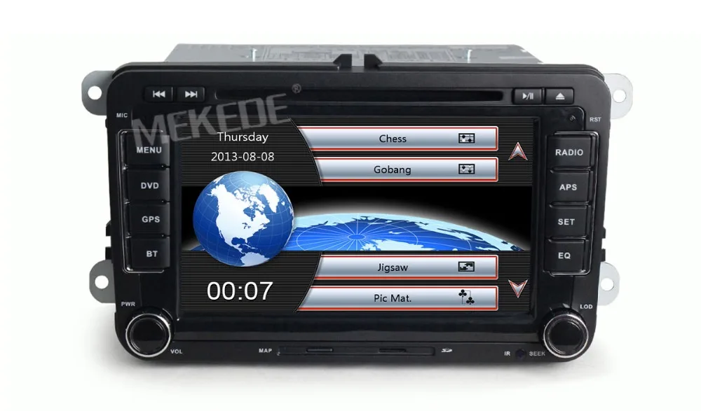 Top minimum price ! 7" Car DVD For VW GPS Navigation original menu for GOLF 6 polo Bora JETTA MK4 OCTAVIA Fabia GPS free ship 14