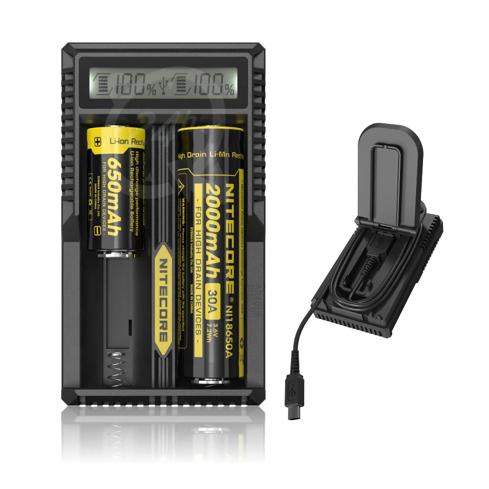 Оригинальное умное зарядное устройство Nitecore UM20 с ЖК дисплеем usb кабелем для