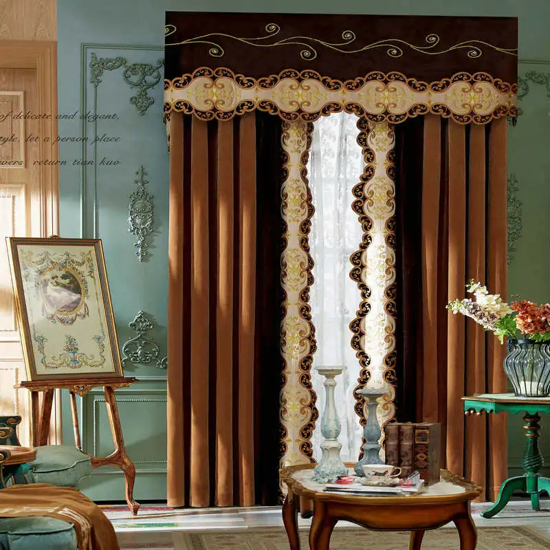 Acquista all'ingrosso online verde e beige tende da grossisti ...