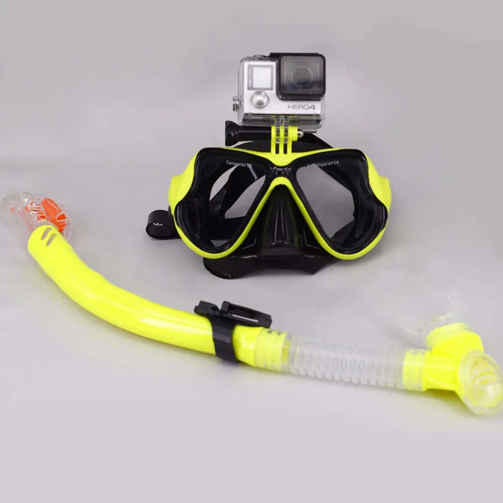 Buy Professional scuba diving mask and snorkel set