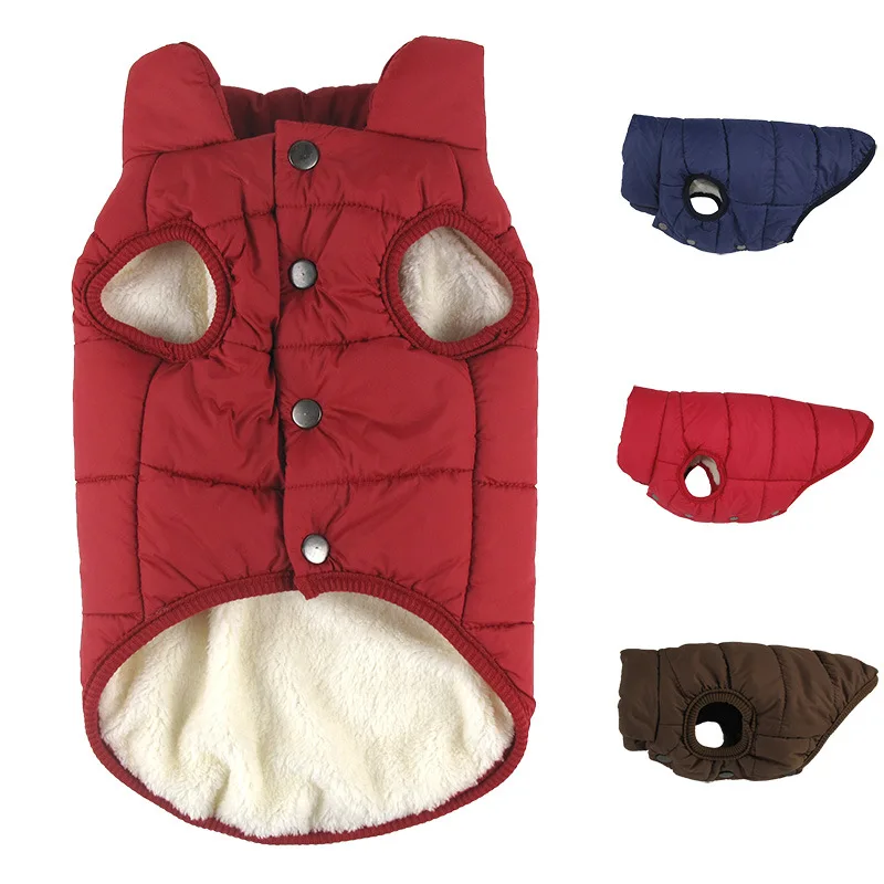 Winter Pet Coat Clothes for Dogs Winter Clothing Warm Dog Clothes for