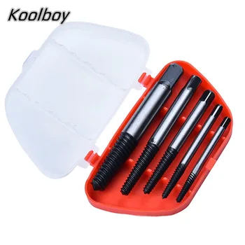 

5pcs/6pcs set Steel Broken Speed Out Damaged Screw Extractor Drill Bit Guide Set Broken Bolt Removal Tool Easy Out Set
