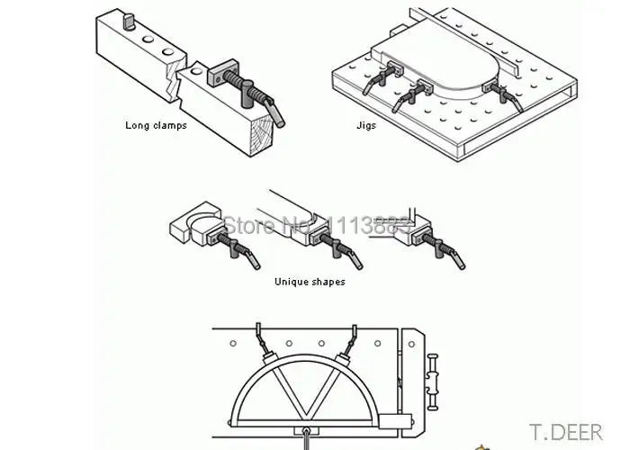 7 см, набор верстака зажим с 7 см Dogbench, T. DEER BD 1807