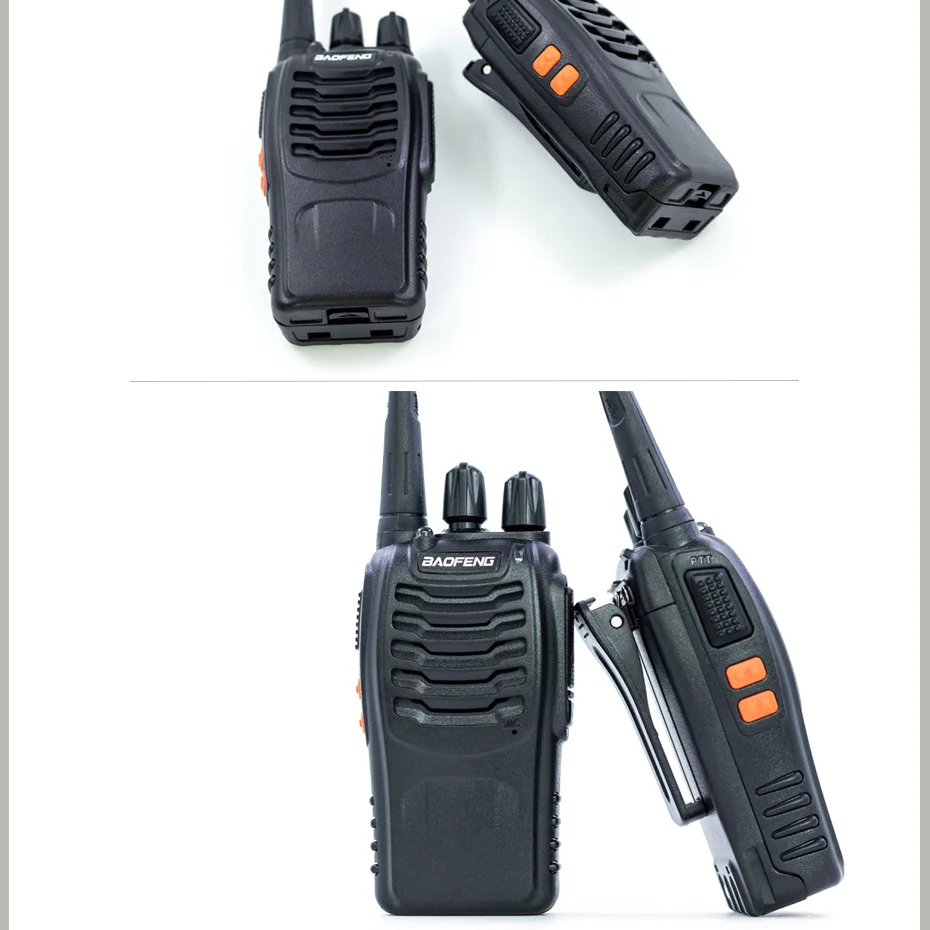 2 шт. Baofeng BF-888S рация UHF FM 400-470 МГц CB радио HAM портативный радиоприемопередатчик 16 каналов стерео охотничья станция