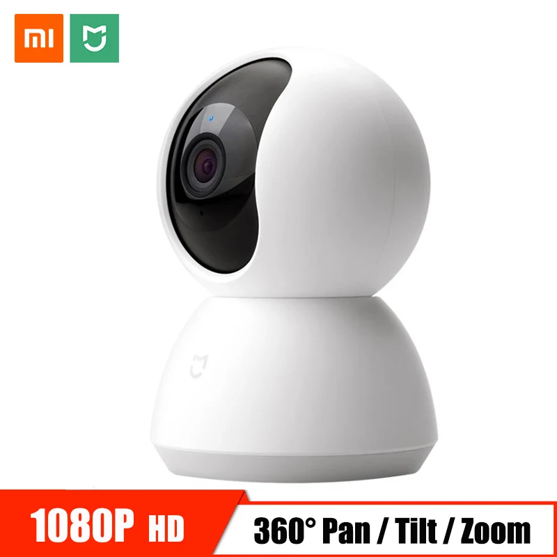 IP-камера Xiaomi Mijia 1080P Беспроводная мини-камера 360 PTZ с Wi-Fi и инфракрасным ночным