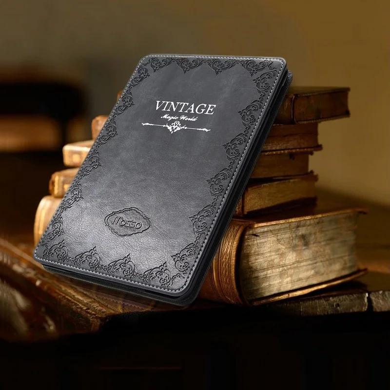 Solque Ретро Винтаж Флип Smart Cover для iPad Air 2 Air2 9 7 Tablet Case Роскошные из искусственной