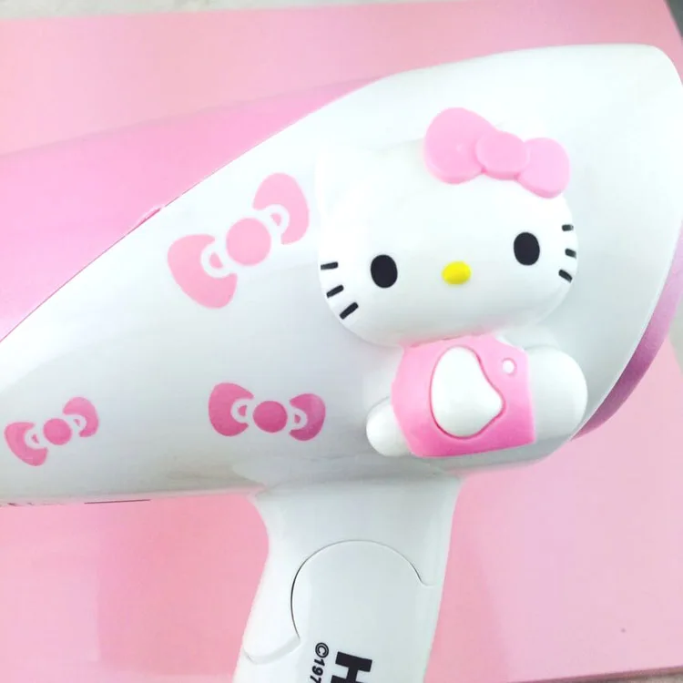 Hello Kitty Cartoons Foldable Handle Hair Dryer Secador De Cabelo Mini  Travel Folding Blow Dryer 1800W|dryer free|dryer whitedryer lint -  AliExpress