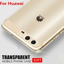

Silicone Case For Huawei P8 P9 P10 lite Plus 2017 P20 Pro Transparent Phone Back Cover Soft TPU For honor 4c 7 8 9 7x Lite Cases