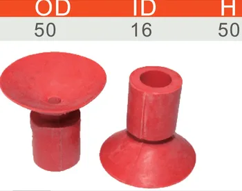 

200 pieces rubber sucker forrubber sucker for printing OD:50 ID:16 H:50