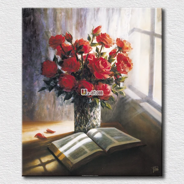 

Beautiful canvas art flower pictures bright wall art canvas for living room decoration