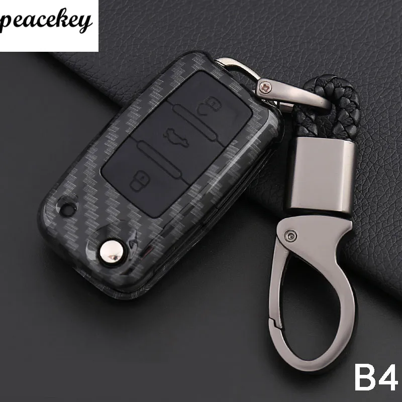 Чехол для ключа автомобиля VW Volkswagen Golf 4 5 6 Bora Jetta POLO Passat B5 B6 Skoda Superb Octavia Fabia SEAT Ibiza