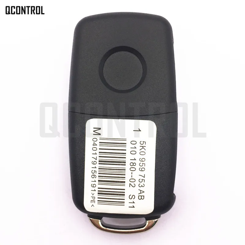 QCONTROL Автомобильный Дистанционный ключ для VW/VOLKSWAGEN 5K0837202AD Beetle/Caddy/Eos/Golf/Jetta/Polo/Scirocco/Tiguan/Touran/UP 5K0 837 202 AD