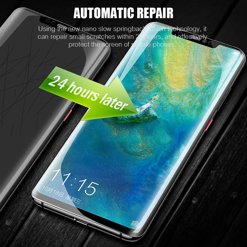 Новый 5D полный чехол Мягкая Гидрогелевая пленка для Honor 10 9 8X Max Защита экрана Huawei