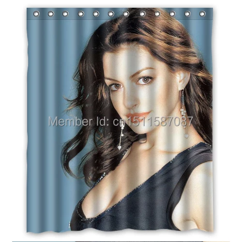 Elegant Anne Hathaway Shower Curtain Great Design | Дом и сад
