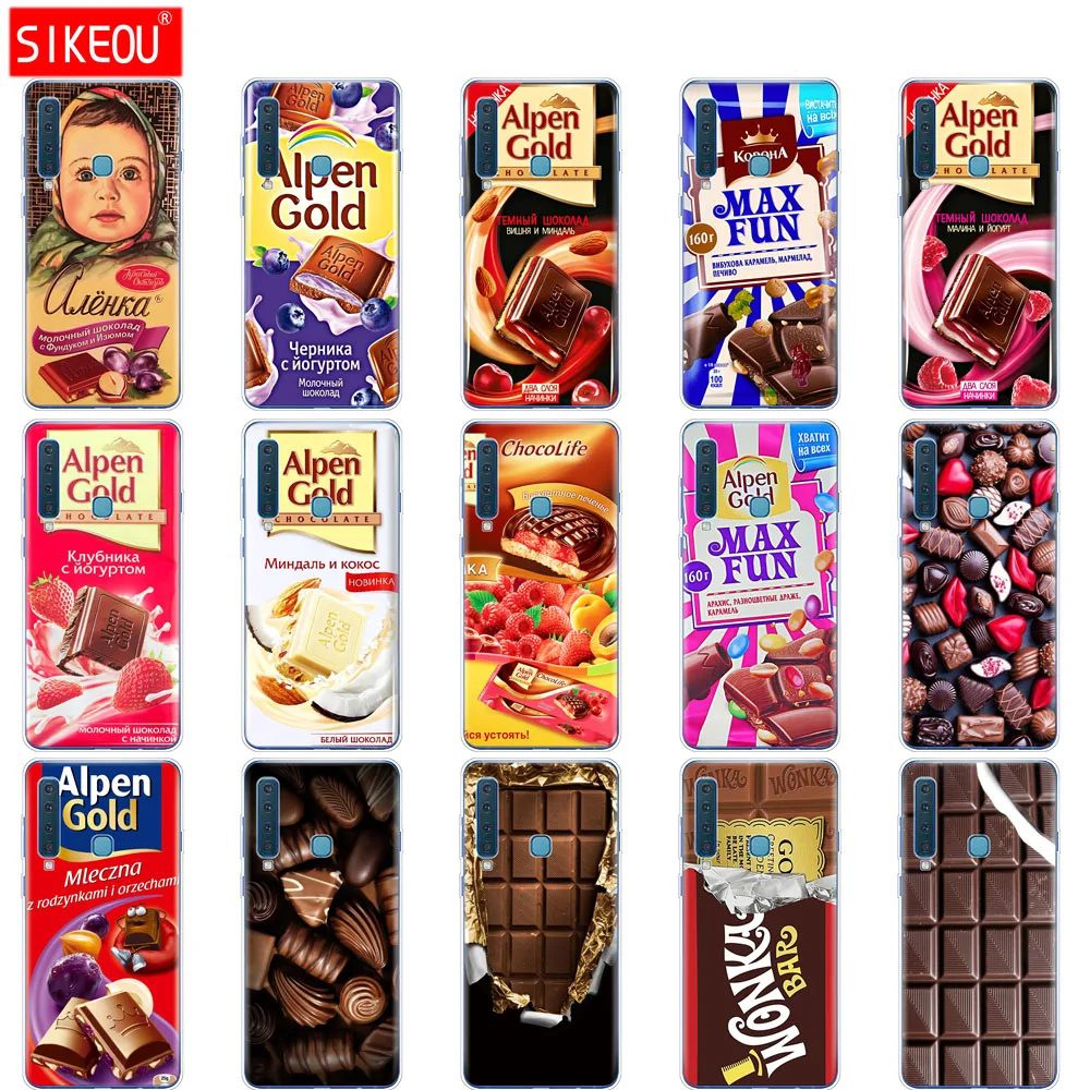 Чехол для Samsung A50 чехол Galaxy A51 A01 A71 A10 A30 A40 A70 A9 A7 2018 a30s a20s a50s a40s alenka bar chocolate|Бамперы| |