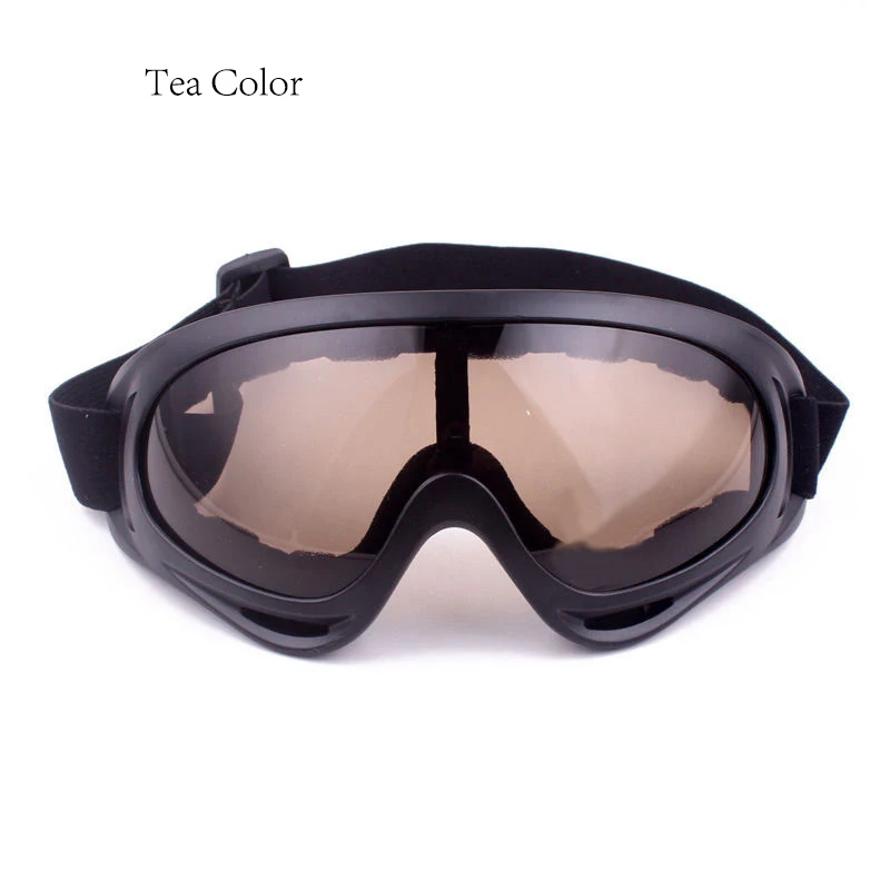 Профессиональный унисекс Снег ветрозащитный X400 УФ Защита Спорт на открытом воздухе противотуманные лыжные очки сноуборд Скейт лыжные очки#82829 - Цвет: Tea Color