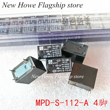 

5pcs/lot New and original MPD-S-112-A 12VDC 4PIN 10A s for HF32F