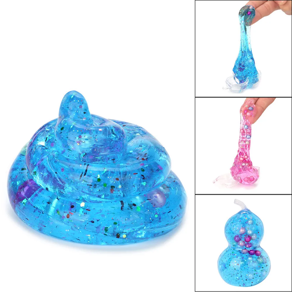 

GourdCrysta Jelly Toy Soft Slime Scented Stress Relief Toy Sludge funny slime fluffy slime Toys for kids children Gourd crystal