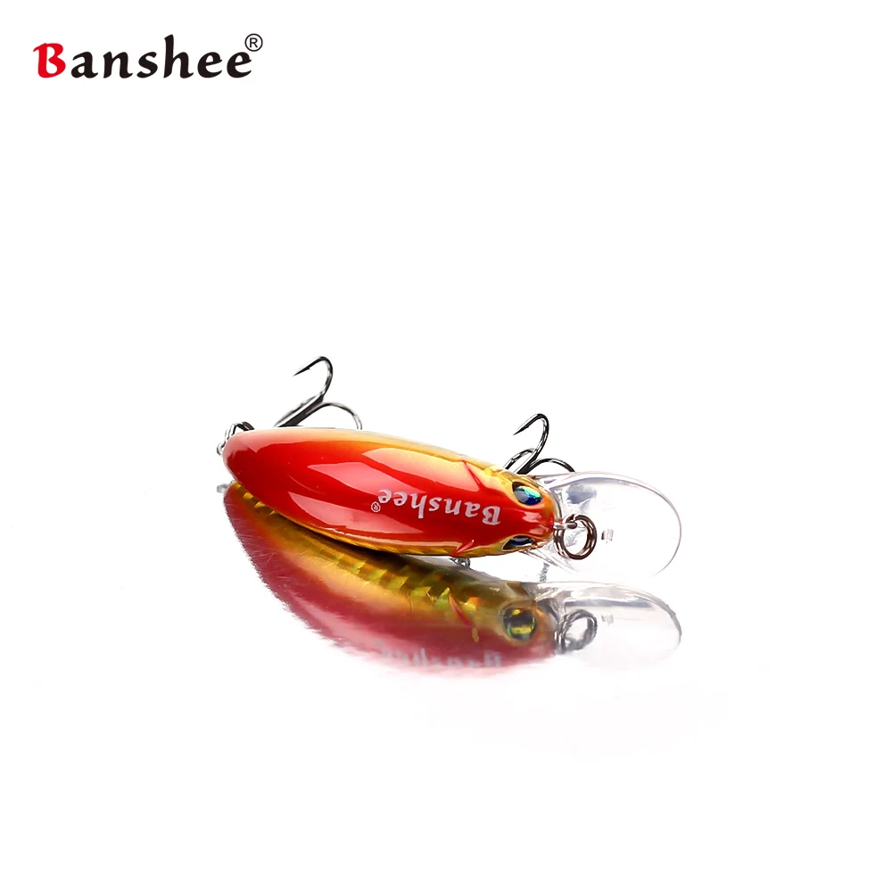 Banshee 54 мм 4 7 г Щука для воблеров рыболовные приманки мини гольян черная наживка